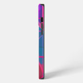 Cyberrooster: een spectrum van licht iPhone hoesje (Linkerkant)