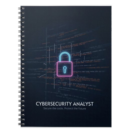 Cybersecurity Analyst – Code & Protect Notitieboek (Voorkant)