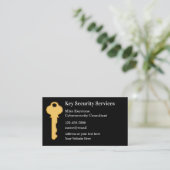 Cybersecurity Business Card-sjabloon Visitekaartje (Staand voorkant)