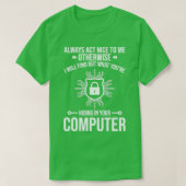 Cybersecurity Computer Security Cyber Security Act T-shirt (Design voorkant)