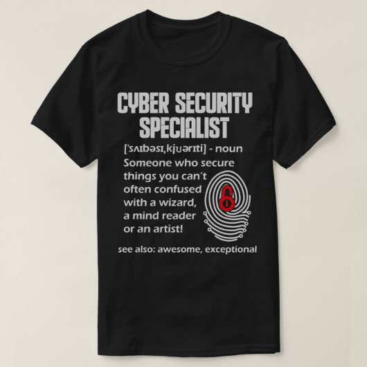 Cybersecurity DNA Computer Nerd Gift T-shirt (Design voorkant)