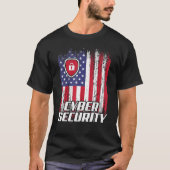 Cybersecurity IT analist Certified Tech Security 3 T-shirt (Voorkant)