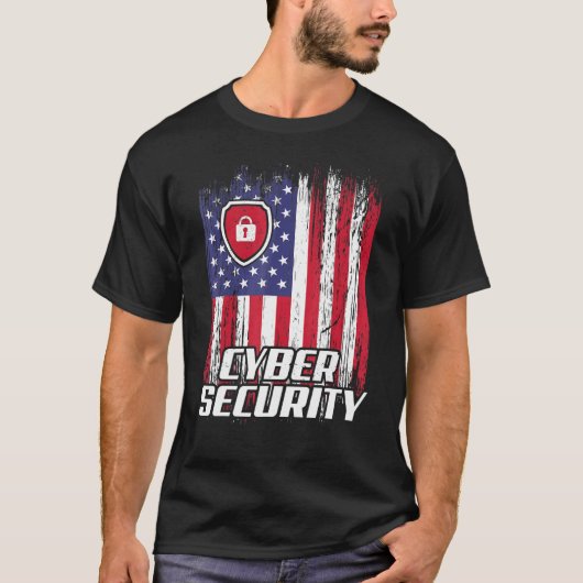 Cybersecurity IT analist Certified Tech Security 3 T-shirt (Voorkant)
