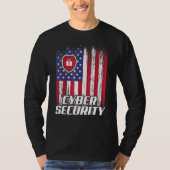Cybersecurity IT analist Certified Tech Security 3 T-shirt (Voorkant)