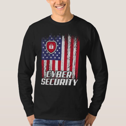 Cybersecurity IT analist Certified Tech Security 3 T-shirt (Voorkant)