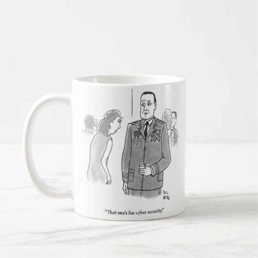 Cybersecurity Medal Coffee mok (Links)