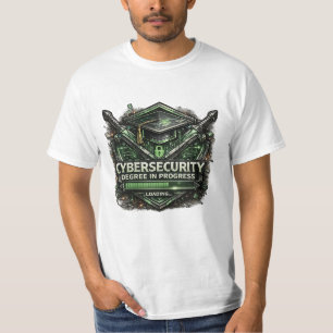 Cybersecurity-opleiding in uitvoering nog steeds a t-shirt