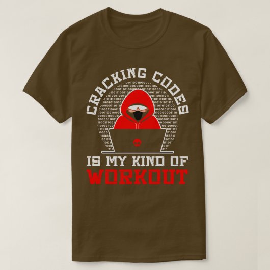 Cybersecurity-professional hacker kraakt codes C T-shirt (Design voorkant)