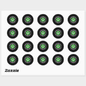 Cybersecurity Professional-hackersoftware Ronde Sticker (Vel)