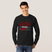 Cybersecurity Rode Graad, Grappige Cybersecurity C T-shirt (Voorkant volledig)