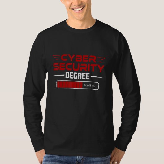 Cybersecurity Rode Graad, Grappige Cybersecurity C T-shirt (Voorkant)