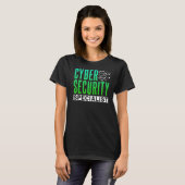 Cybersecurity specialist Hack Hacker Hacker Cyber T-shirt (Voorkant volledig)
