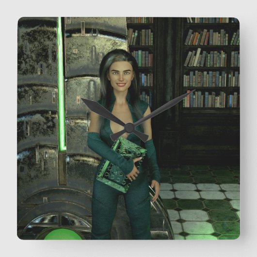 Cybersecurity Specialist Kristen Williams Vierkante Klok (Voorkant)