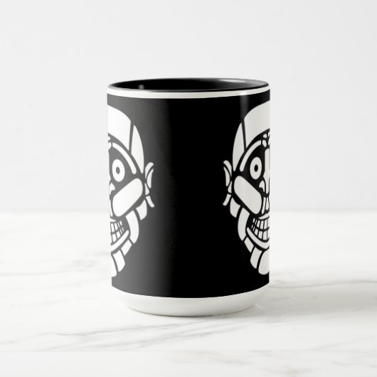 Cybersmily Cyborg Logo Mug Noir (Centre)