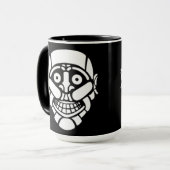 Cybersmily Cyborg Logo Mug Noir (Devant gauche)