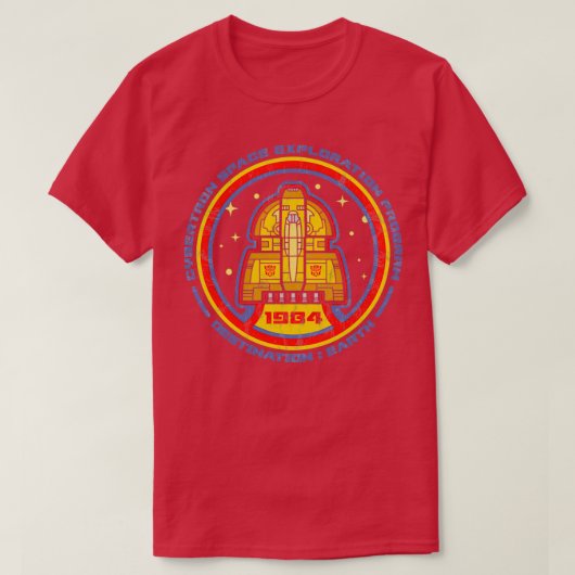 Cybertron Space Exploration Program T-shirt (Design voorkant)