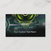 Cyborg Alien Visitekaartjes (Achterkant)