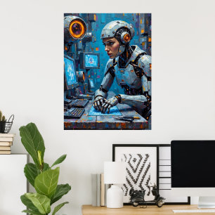 Cyborg bij Terminal Poster