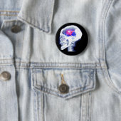Cyborg Brain Ronde Button 5,7 Cm (In situ)