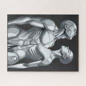 Cyborg Couple Futuristic Jigsaw Puzzle (Horizontal)