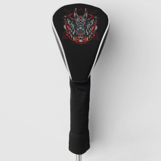 Cyborg Evolutie Golfheadcover (Voorkant)