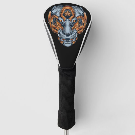 Cyborg Evolutie Golfheadcover (Voorkant)
