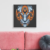 Cyborg Evolution Canvas Afdruk (Insitu (Woonkamer))