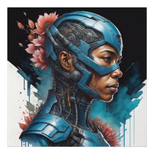 Cyborg Foto Afdruk