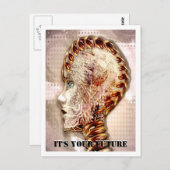 Cyborg Ginger  Briefkaart (Voorkant / Achterkant)