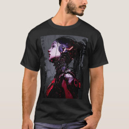 Cyborg Girl Urban Cyberpunk Style T-shirt