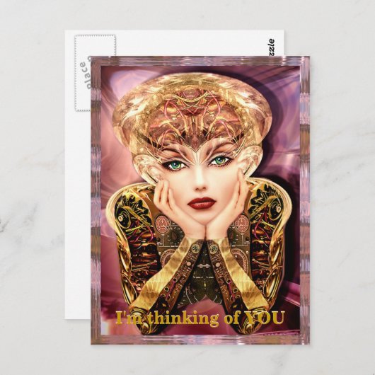 Cyborg Instalator Briefkaart (Voorkant / Achterkant)