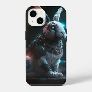 Cyborg Konijn iPhone 14 Hoesje