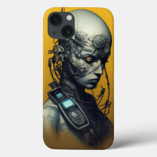 cyborg meisje cool tiener iPhone 13 hoesje