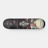 Cyborg Meisje Fantastisch kunstzinnig ontwerp Skateboard (Horizontaal)