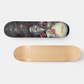 Cyborg Meisje Fantastisch kunstzinnig ontwerp Skateboard (Horizontaal)