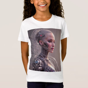 Cyborg met veel circuits t-shirt