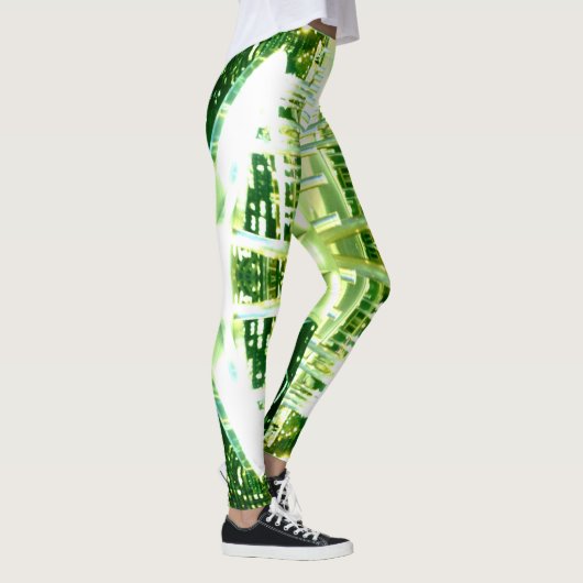 Cyborg Robotics Robots Futuristic Sci Fi Leggings (Rechts)