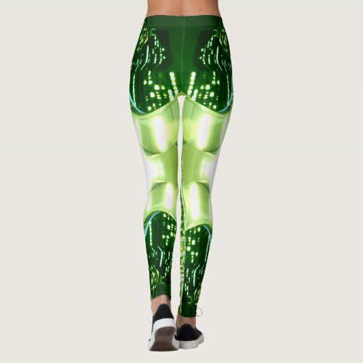 Cyborg Robotics Robots Futuristic Sci Fi Leggings (Achterkant)
