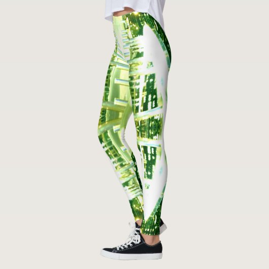 Cyborg Robotics Robots Futuristic Sci Fi Leggings (Links)