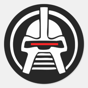 Cyborg Ronde Sticker