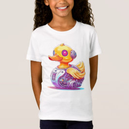 Cyborg Rubber Duck Kinder T-shirt