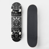 Cyborg Samurai Skateboard (Voorkant)