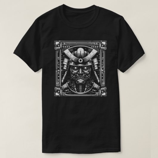 Cyborg Samurai T-shirt (Design voorkant)
