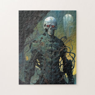 Cyborg Skeleton Futuristic Science Fiction Legpuzzel