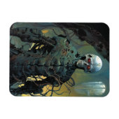 Cyborg Skeleton Futuristic Science Fiction Magneet (Horizontaal)