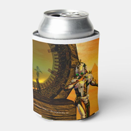 CYBORG TITAN, DESERT HYPERION Science Fiction Scif Blikjeskoeler (Blikje Voorkant)