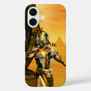 CYBORG TITAN, DESERT HYPERION Science Fiction Scif iPhone 16 Hoesje