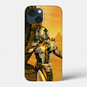 CYBORG TITAN, DESERT HYPERION Science Fiction Scif iPhone 13 Mini Hoesje