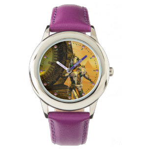 CYBORG TITAN, DESERT HYPERION Science Fiction Scif Horloge