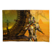 CYBORG TITAN, DESERT HYPERION Science Fiction Scif Kussensloop (Voorkant-Links)